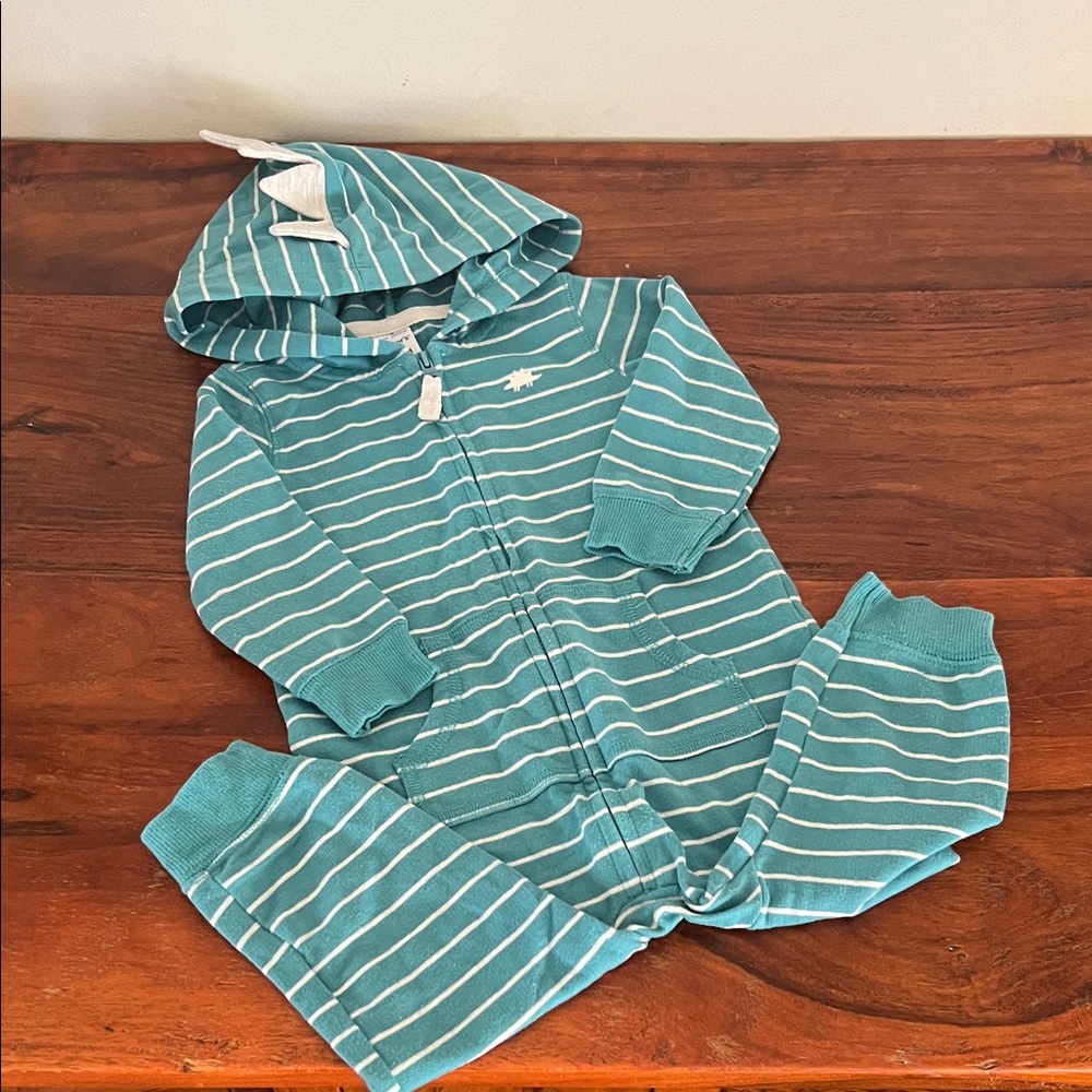 Carter’s Dinosaur one piece with zipper 12M